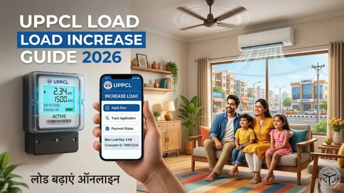 UPPCL लोड बढ़ाने की ऑनलाइन प्रक्रिया 2026: फीस, दस्तावेज और स्टेप्स