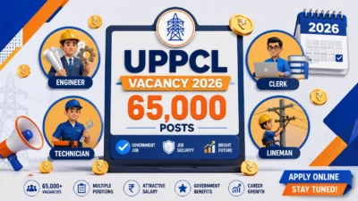 Bijli Vibhag Vacancy 2026 UP – 65000 पदों पर भर्ती, पूरी जानकारी हिंदी में | UPPCL Recruitment