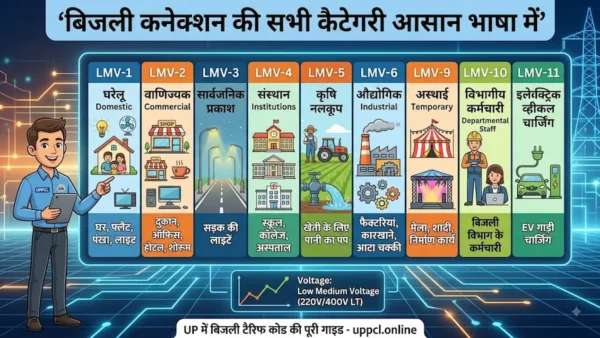 बिजली कनेक्शन की कैटेगरी क्या होती है? LMV-1, LMV-2 से लेकर सभी टाइप आसान भाषा में समझें