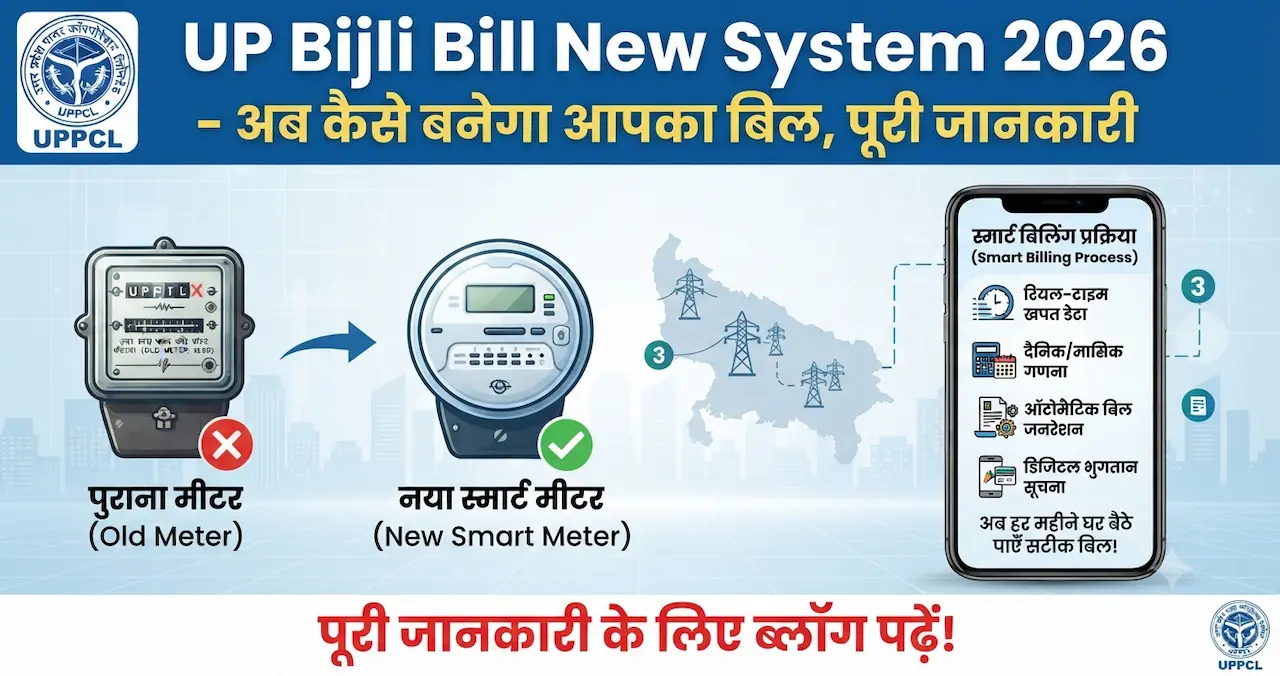 UP Bijli Bill New System 2026 – अब कैसे बनेगा आपका बिल, पूरी जानकारी